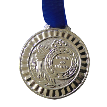 Medalha Esportiva Mini Prata